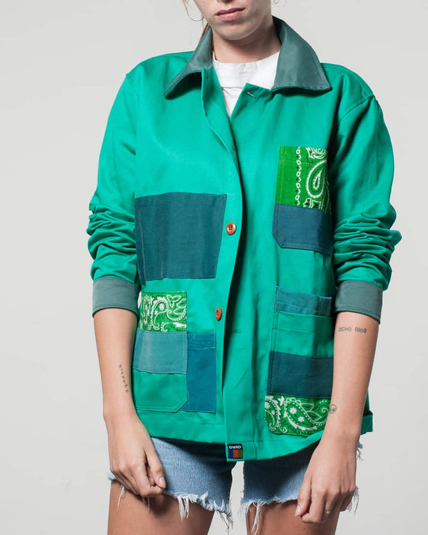 Green Rework Bandana Jacket