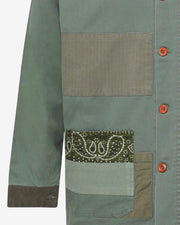 Olive Rework Bandana Jacket