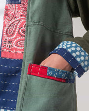 Noragi Military Patchwork sashiko bandanas