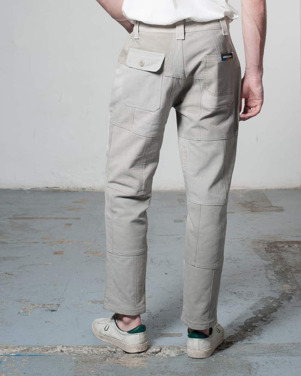 Overlord Upcycling Vintage | Beige Patchwork Pants Chino
