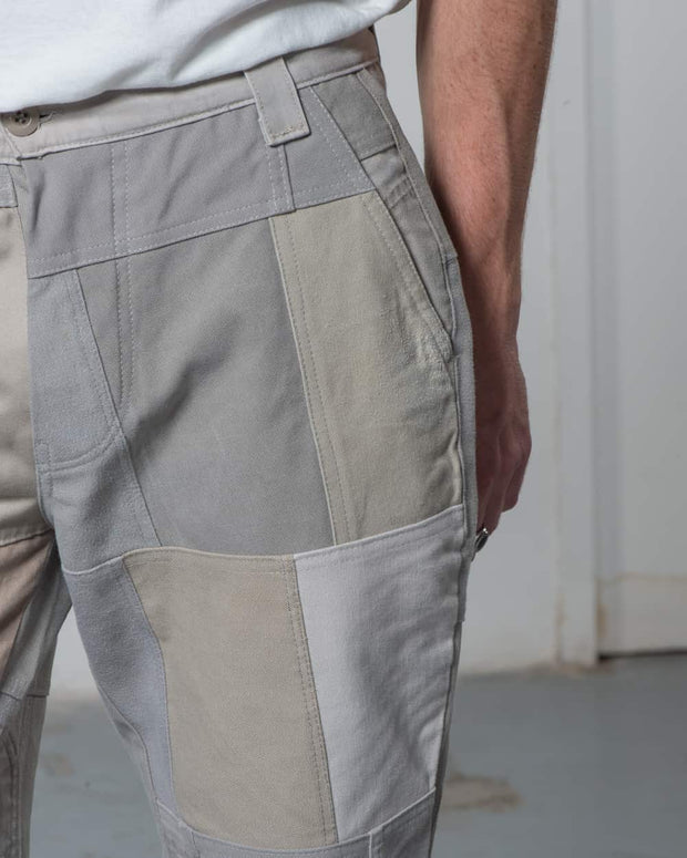 Overlord Upcycling Vintage | Beige Patchwork Pants Chino