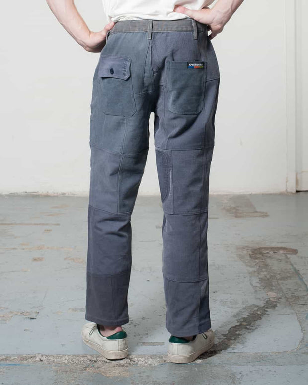 Overlord Upcycling Vintage | Grey Patchwork Pants Chino