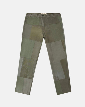 Overlord Upcycling Vintage | Olive Patchwork Trouser