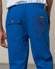 Blue Rework Straight Pants
