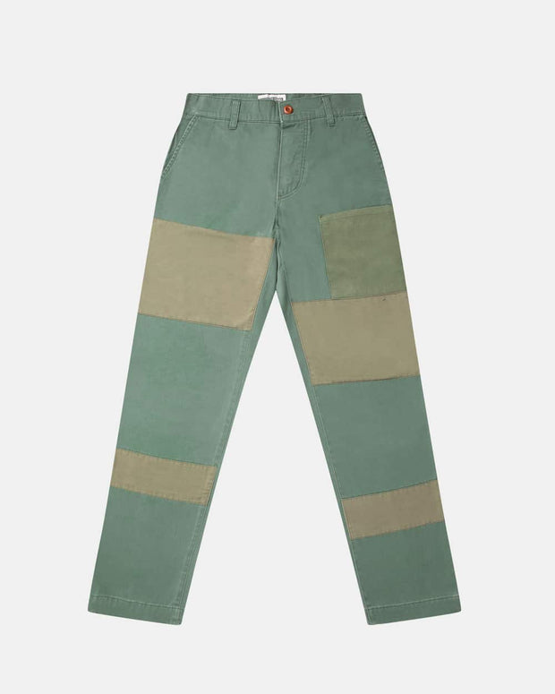 Overlord Upcycling Vintage | Olive Rework Straight Pants