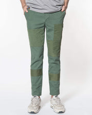 Overlord Upcycling Vintage | Olive Rework Straight Pants