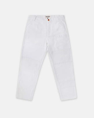 Overlord Upcycling Vintage | White Rework Straight Pants