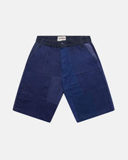 Overlord Upcycling Vintage | Navy Patchwork Shorts