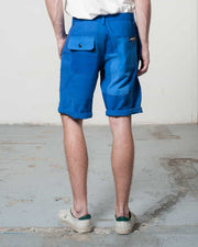 Overlord Upcycling Vintage | Blue Patchwork Shorts