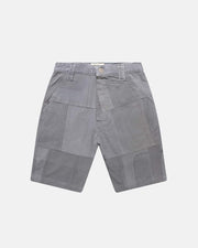Overlord Upcycling Vintage | Grey Patchwork Shorts