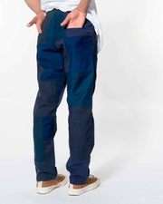 Overlord Upcycling Vintage | Navy Patchwork Pants Chino