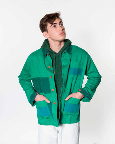 Overlord Upcycling Vintage | Green Rework Jacket