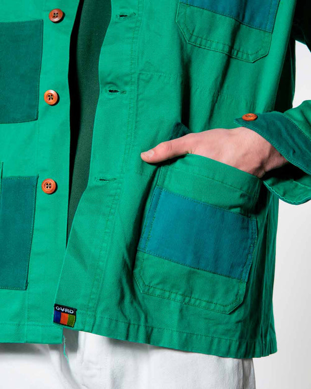 Overlord Upcycling Vintage | Green Rework Jacket