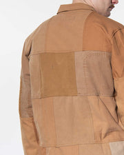 Camel Patchwork Jacket